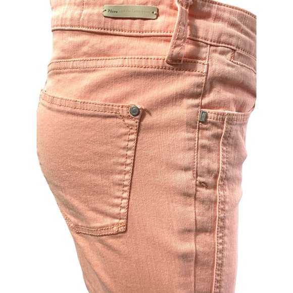Pilcro and the Letterpress Denim - ANTHROPOLOGIE PILCRO and the Letterpress Peach Jeans Size 28